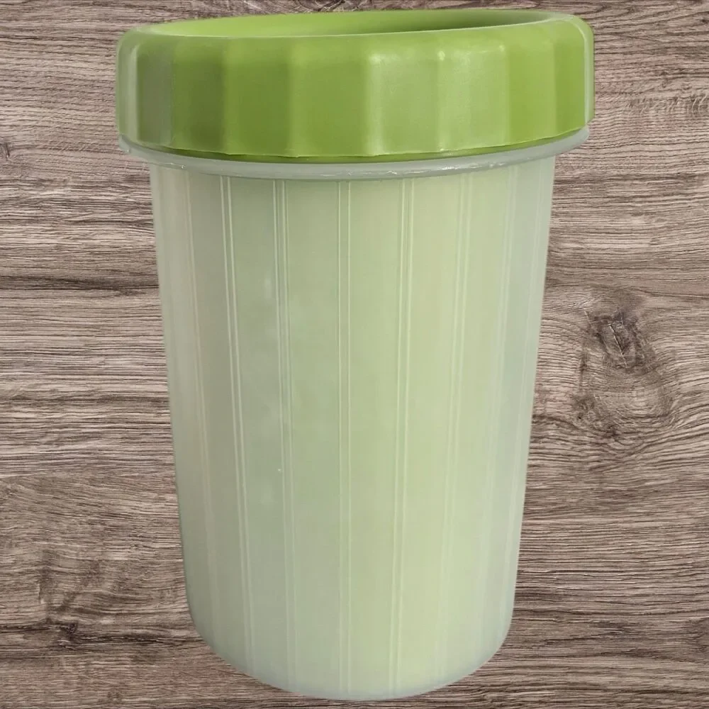 Dog Paw Cleaner Washer Pet Foot Wash Cup for Small Dogs Portable Paw Cup GREEN